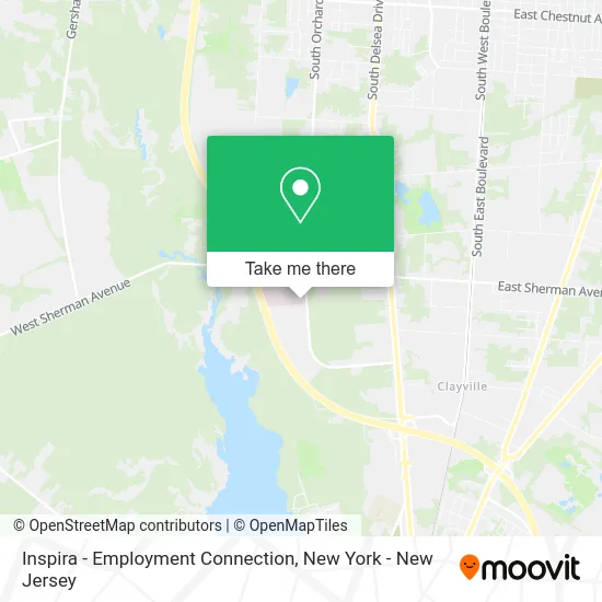Inspira - Employment Connection map