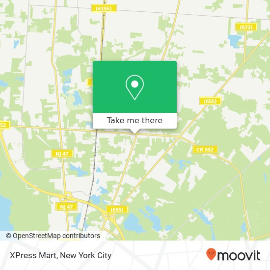 XPress Mart map