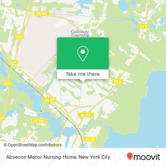 Absecon Manor Nursing Home map