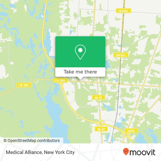 Medical Alliance map