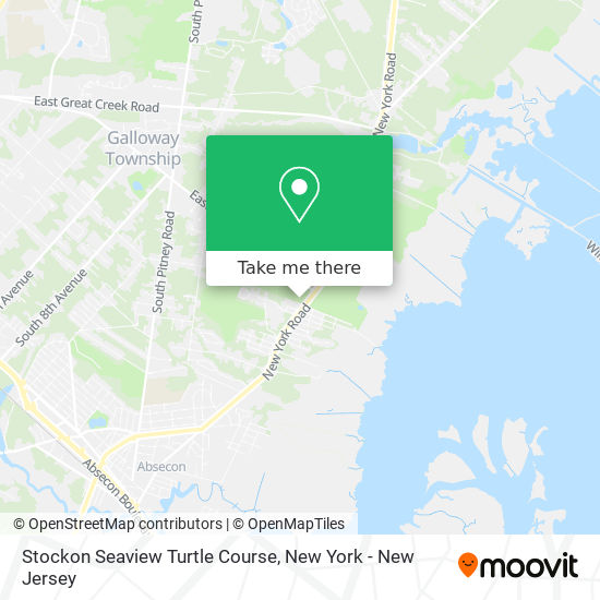 Stockon Seaview Turtle Course map