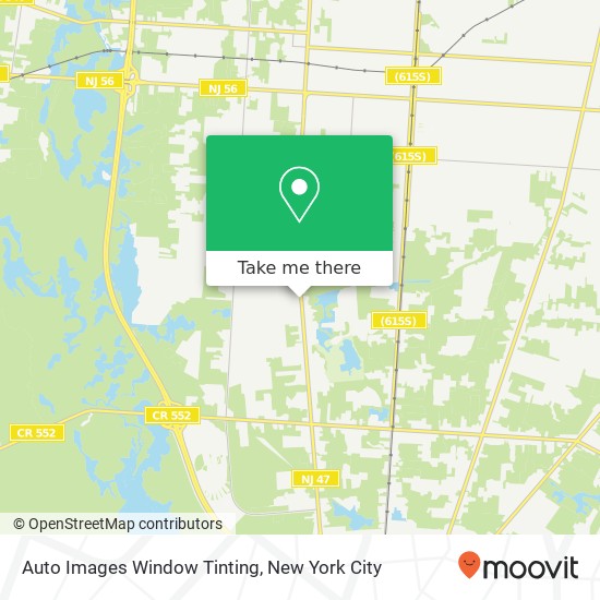 Auto Images Window Tinting map