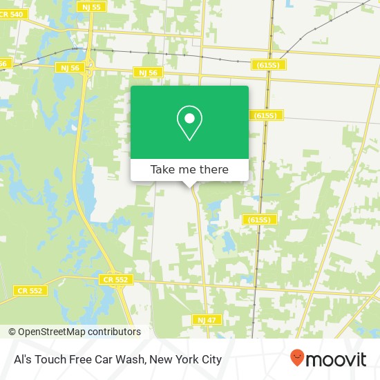 Mapa de Al's Touch Free Car Wash