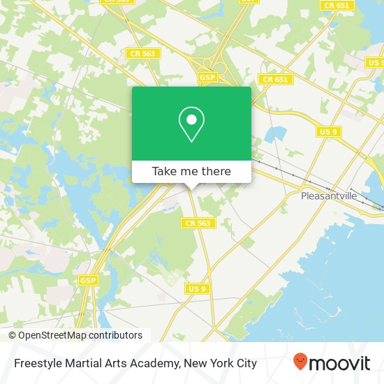 Mapa de Freestyle Martial Arts Academy