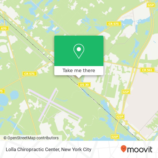 Lolla Chiropractic Center map