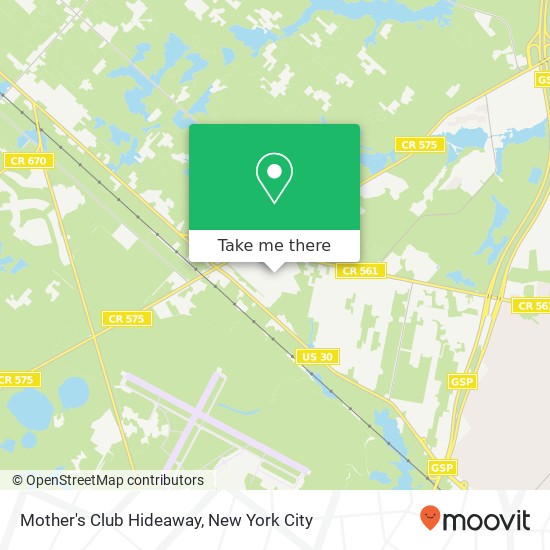 Mapa de Mother's Club Hideaway