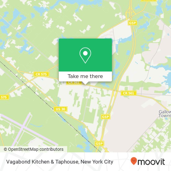Vagabond Kitchen & Taphouse map