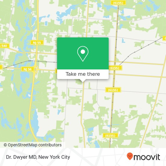 Dr. Dwyer MD map