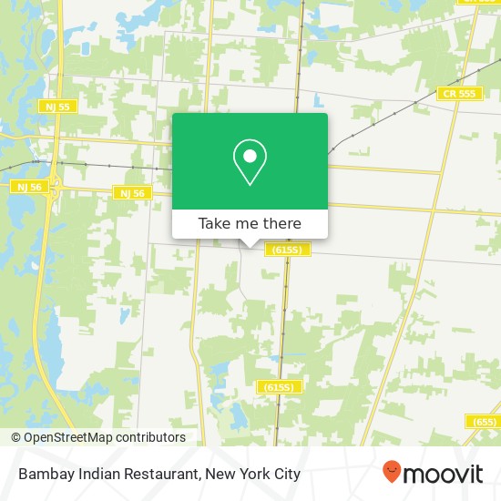 Mapa de Bambay Indian Restaurant