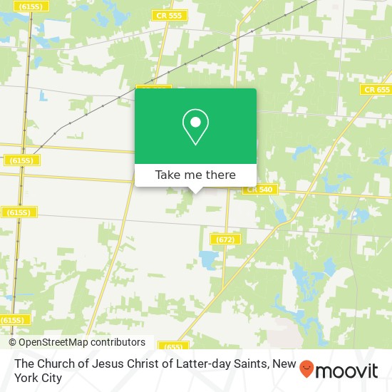 The Church of Jesus Christ of Latter-day Saints map