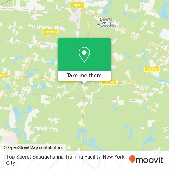Top Secret Susquehanna Training Facility map