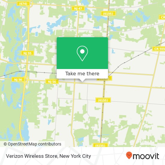 Verizon Wireless Store map