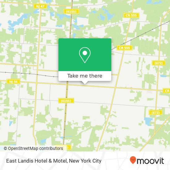 East Landis Hotel & Motel map