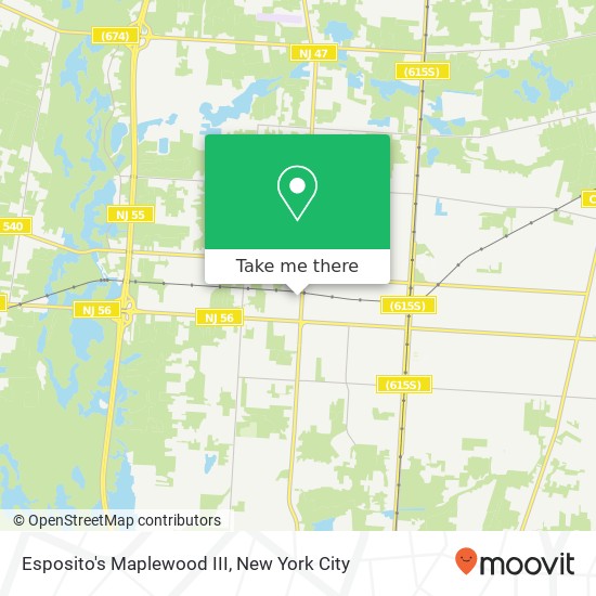 Esposito's Maplewood III map