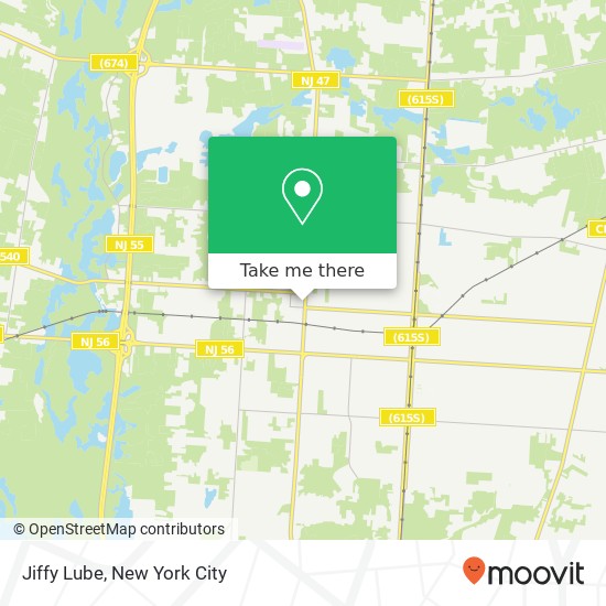 Jiffy Lube map