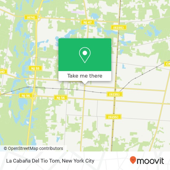 La Cabaña Del Tio Tom map
