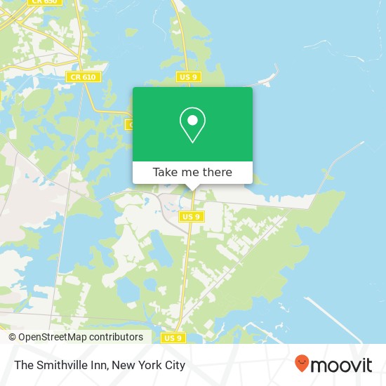 The Smithville Inn map