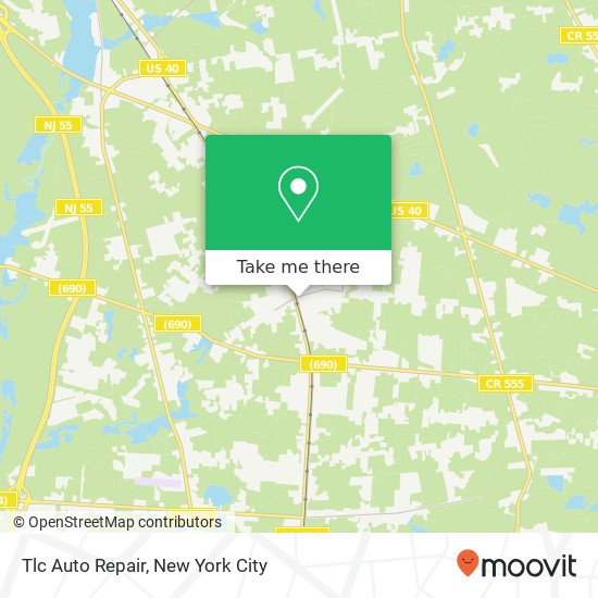 Tlc Auto Repair map