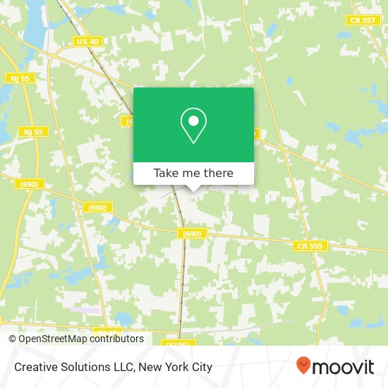 Creative Solutions LLC map