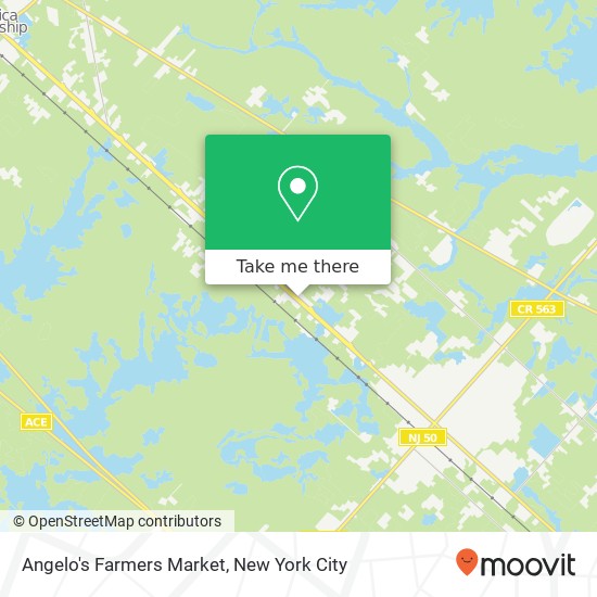 Mapa de Angelo's Farmers Market