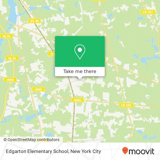 Edgarton Elementary School map