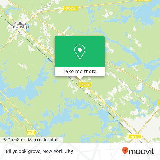 Billys oak grove map