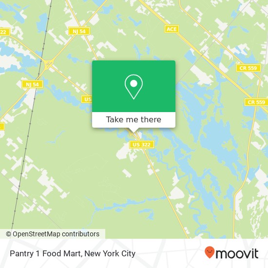 Pantry 1 Food Mart map
