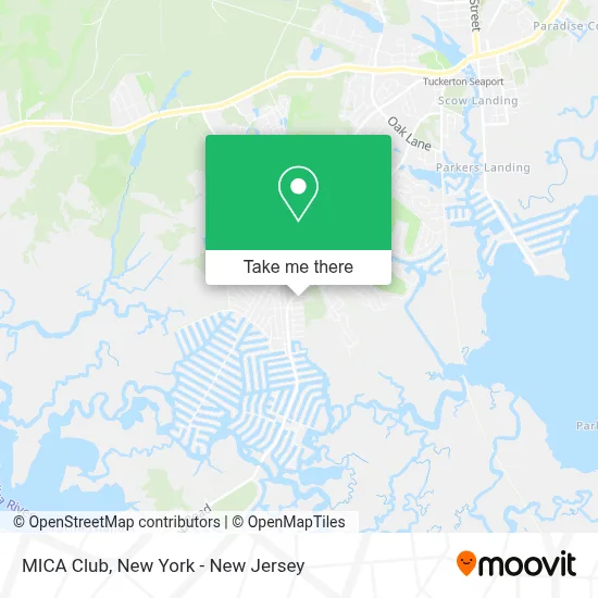 MICA Club map