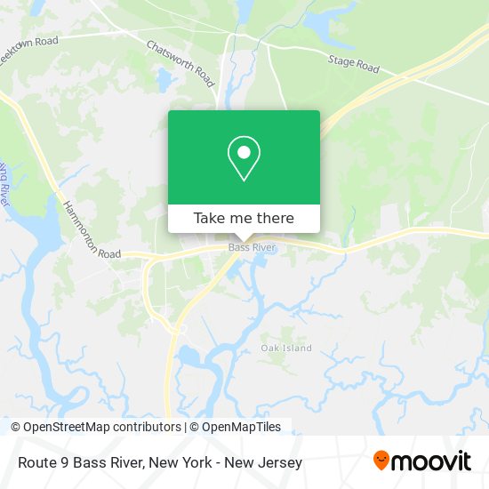 Route 9 Bass River map