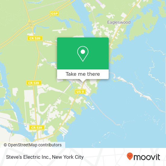 Mapa de Steve's Electric Inc.