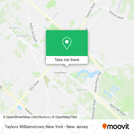 Taylors Williamstown map