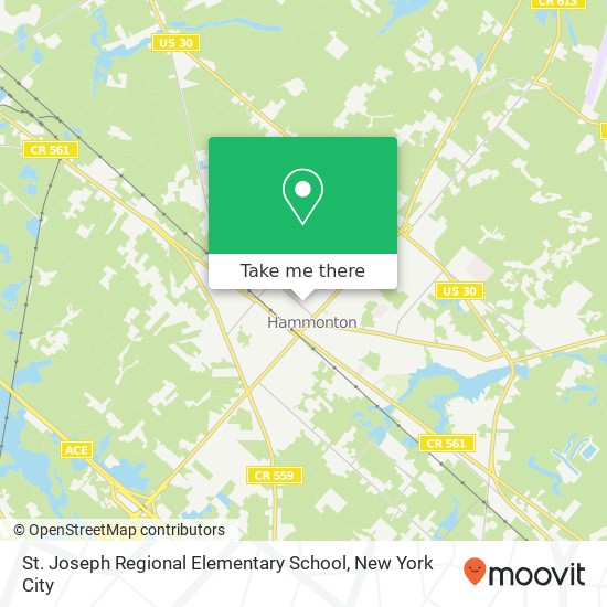 St. Joseph Regional Elementary School map