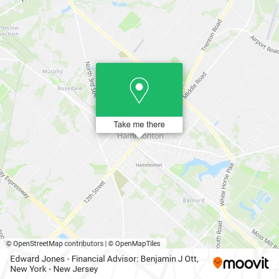Edward Jones - Financial Advisor: Benjamin J Ott map