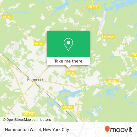 Mapa de Hammonton Well 4