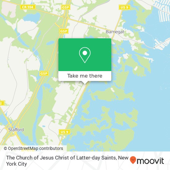 The Church of Jesus Christ of Latter-day Saints map