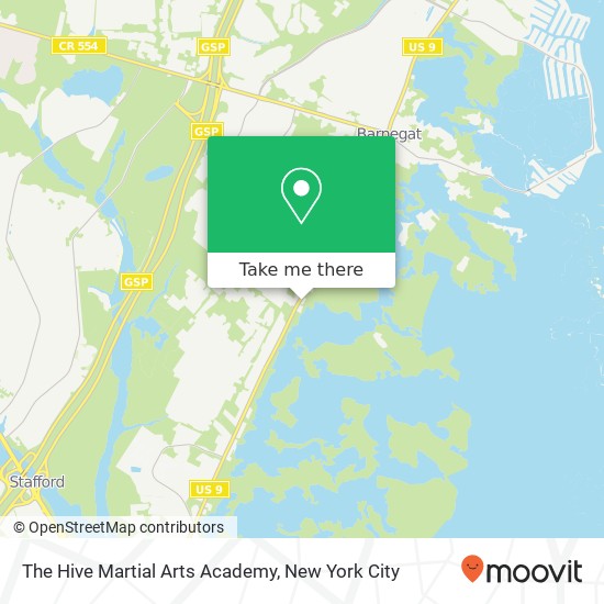 The Hive Martial Arts Academy map