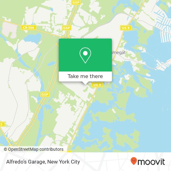 Alfredo's Garage map