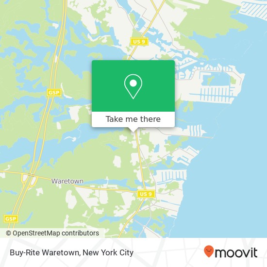 Buy-Rite Waretown map