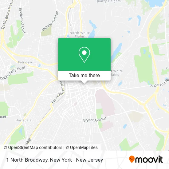 1 North Broadway map