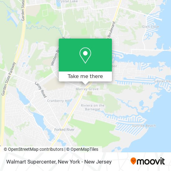 Mapa de Walmart Supercenter