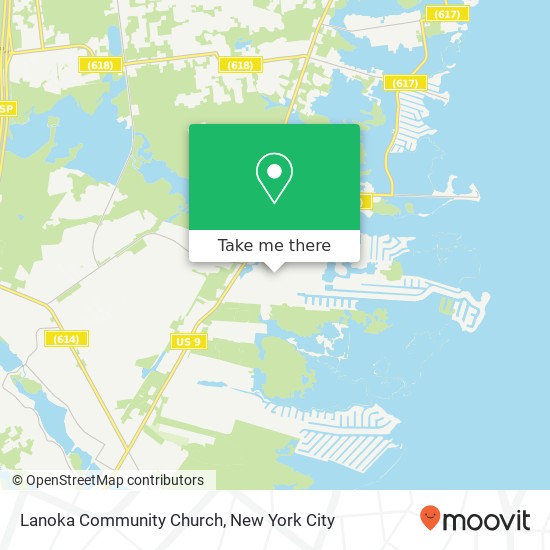 Lanoka Community Church map