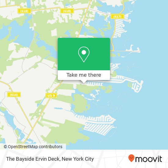 The Bayside Ervin Deck map