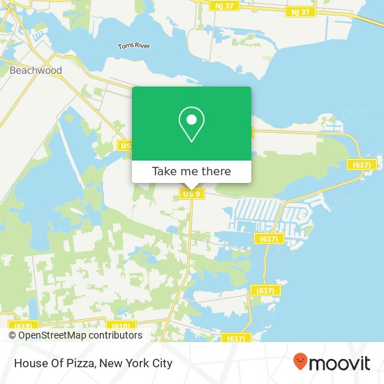 House Of Pizza map