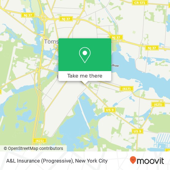 Mapa de A&L Insurance (Progressive)