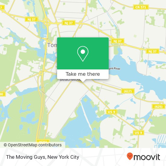 The Moving Guys map