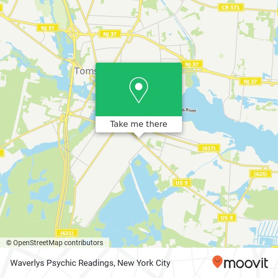 Waverlys Psychic Readings map