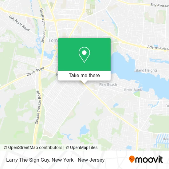 Larry The Sign Guy map