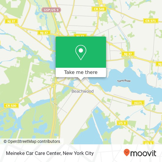 Meineke Car Care Center map