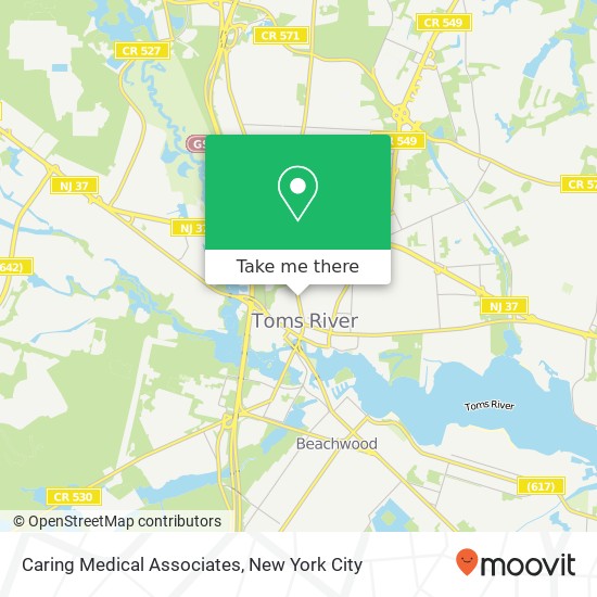 Mapa de Caring Medical Associates