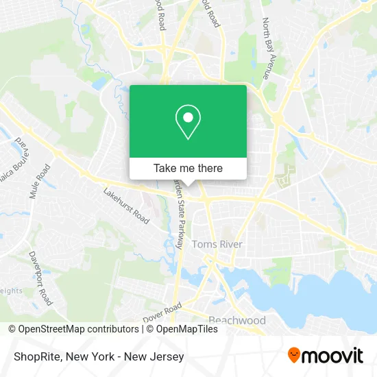 ShopRite map